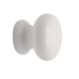Prestige Mushroom Acrylic Knob White 45mm