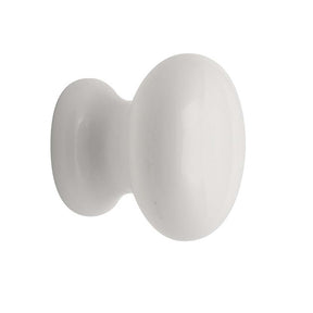 Prestige Mushroom Acrylic Knob White 45mm