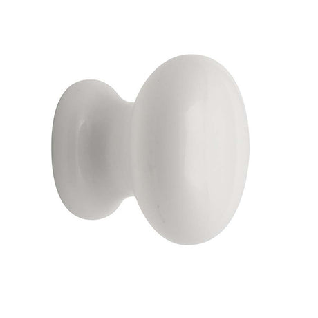 Prestige Mushroom Acrylic Knob White 45mm