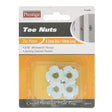 Prestige Tee Nuts 5/16" Whitworth Thread 9.5X10mm Zinc Plated O905131