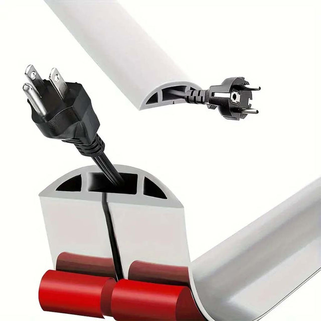 PVC Flexible Self Adhesive Cable Cover White