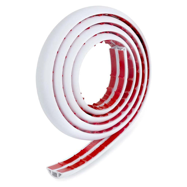 PVC Flexible Self Adhesive Cable Cover White