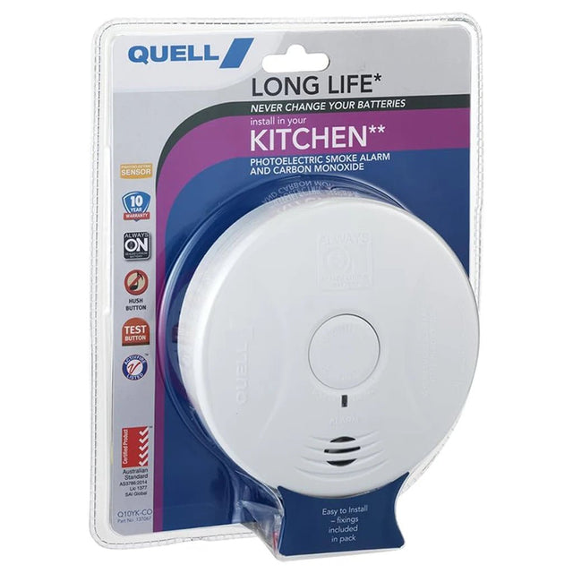 Quell Photoelectric Smoke Alarm Kitchen Q10YK - CO