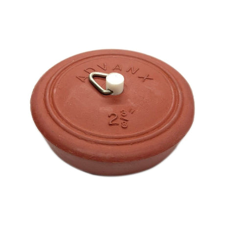 Red Pinned Rubber Plug Suits 55~60mm Sink, Basin and Bath 62065