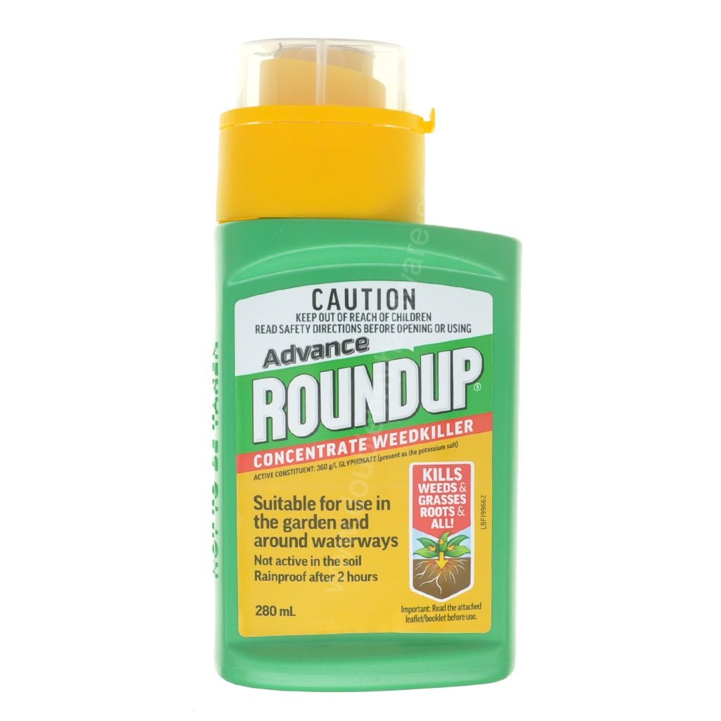 Roundup Advanced Liquid Concentrate Weedkiller 280ml Herbicides Double ...