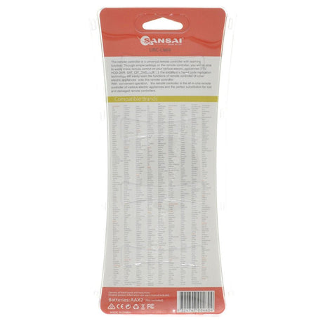 SANSAI 8In1 Universal Remote Control URC - L969