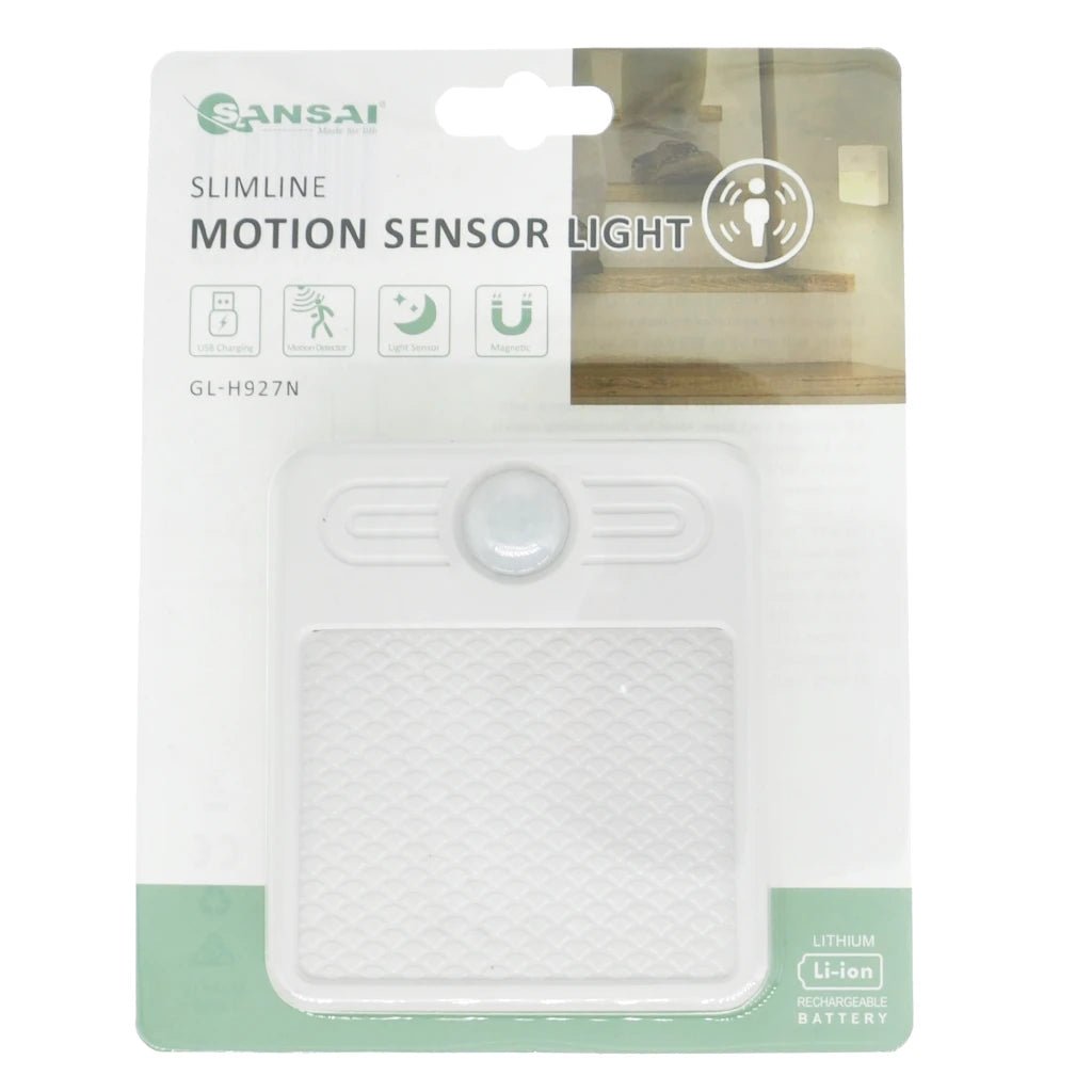 Sansai Rechargeable Slimline Motion Sensor Light GL - H927N