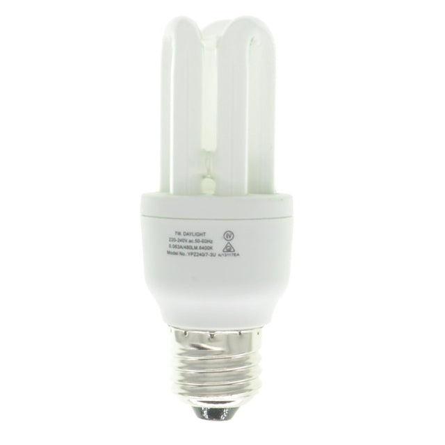 SANSAI Spira Energy Saving Light Bulb E27 240V 7W D/L