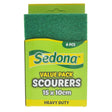Sedona Heavy Duty Scourers Value Pack 15x10cm 8Pcs CLE - 196