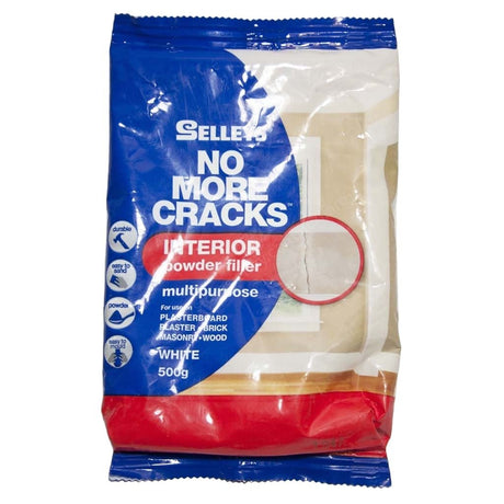 SELLEYS No More Cracks Interior Powder Filler White 500g