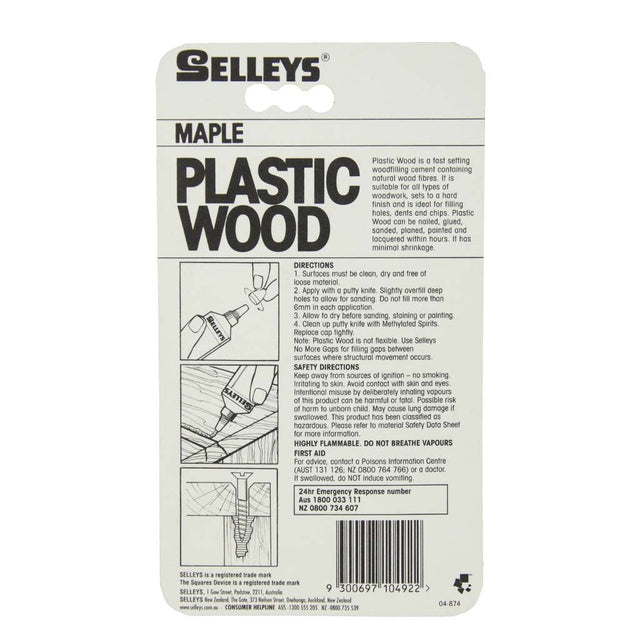 SELLEYS Plastic Wood Maple 50g