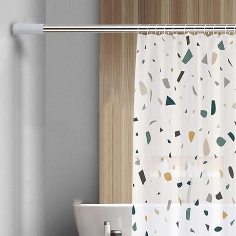 Shower Curtain Rod Spring Extendable 70 - 120cm