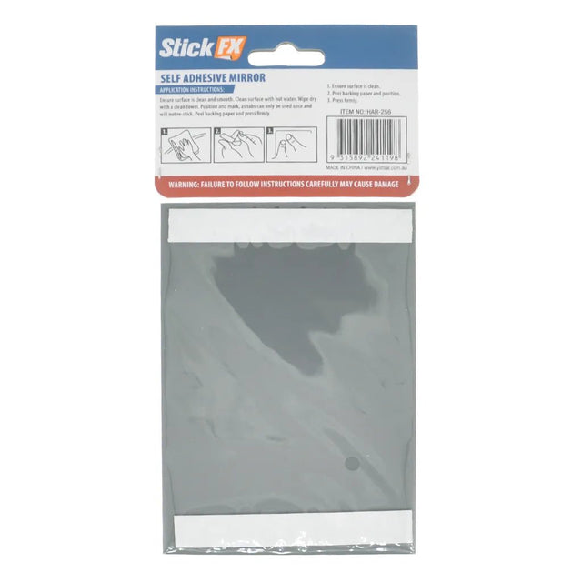 StickFx Self Adhesive Mirror 100x140mm HAR - 256