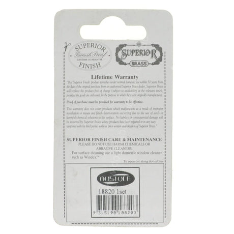 Superior Brass 50mm Brass House Number