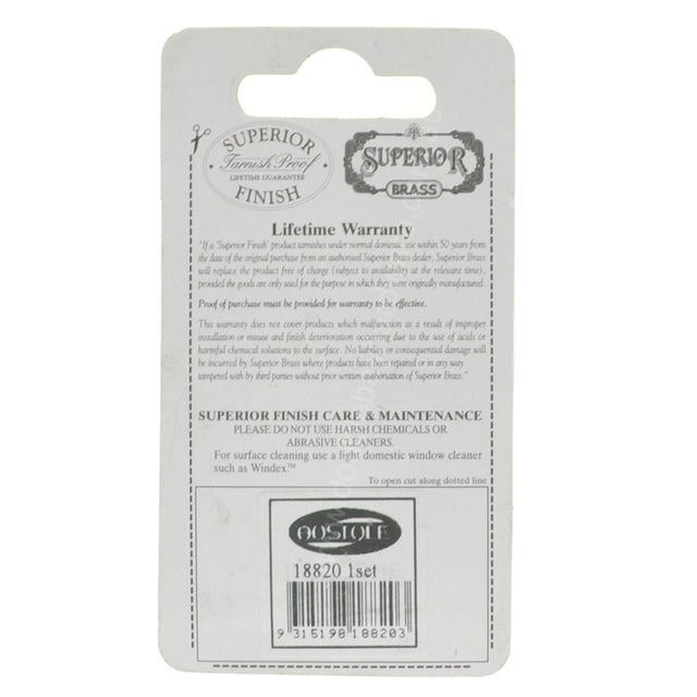 Superior Brass 50mm Brass House Number