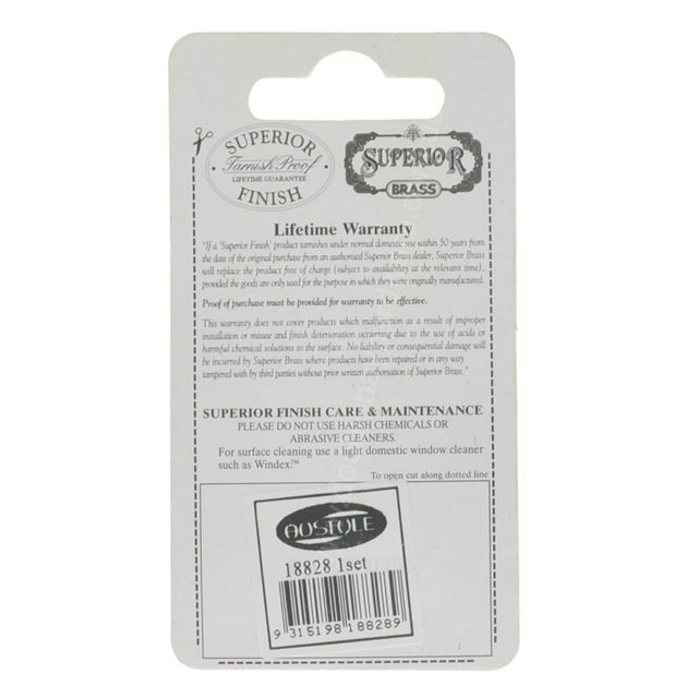 Superior Brass 50mm Brass House Number