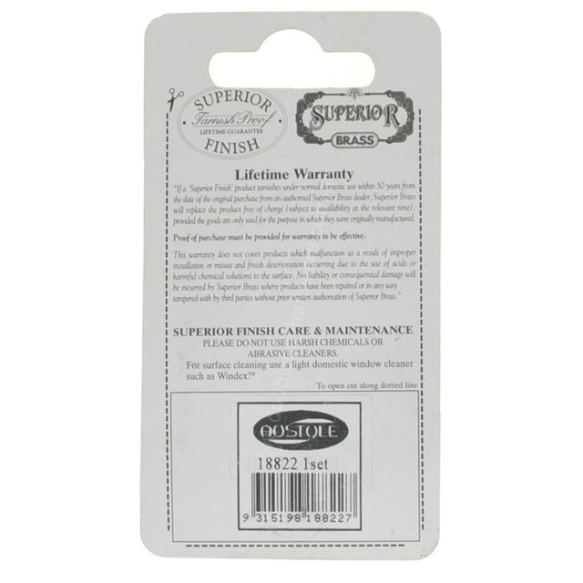 Superior Brass 50mm Brass House Number