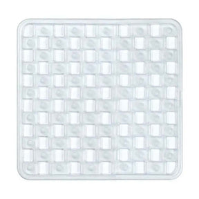 Supertex Clear PVC Shower Mat With Suction Pads 50x51cm GTCLRPVCSM