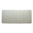 Supertex Rubber Bath Mat With Suction Pads 34x74cm White GTRUBERWHITBMT