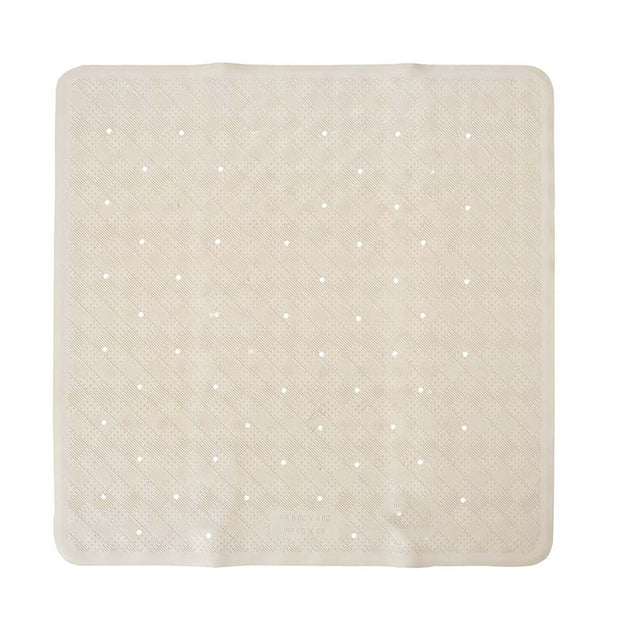 Supertex Rubber Shower Mat With Suction Pads 53x53cm White GTRUBERWHITSHW