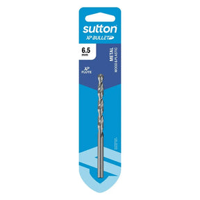 Sutton Tools HSS Bright XP Bullet Jobber Drill Bit 6.5mm D220H0650 for metal wood and plastic drilling