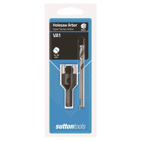 Sutton Tools Viper Series Arbor VA1 Holesaw Arbor 14-30 mm, in its original retail blister packaging.