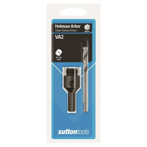 Sutton Tools Viper Series Arbor Holesaw Arbor VA2 32-54 mm diamond saw bit in its original retail blister packaging.