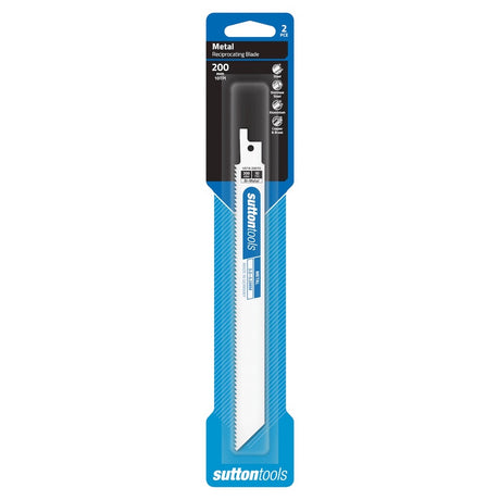 suttontools Metal Reciprocating Blade 200x10T H51920010