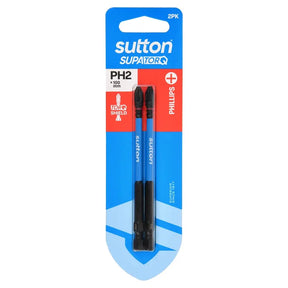 Sutton Supator PH2 drill bit set in blue packaging on a white background