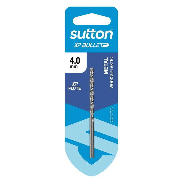 suttontools XP Bullet Jobber Metal Drill Bit 4.0mm D220H0400