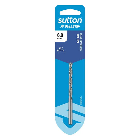 Sutton Tools XP Bullet 6.0mm Drill Bit for Metal, Wood & Plastic – Packaged