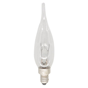 Swan GS1 Candle Incandescent Light Bulb E10 240V 25W Clear