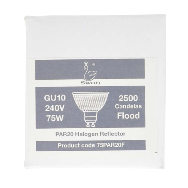 Swan Hi Spot ES63 PAR20 Light Bulb GU10 240V 75W 25° 75PAR20F