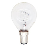 Sylvania Fancy Round Incandescent Light Bulb B15 240V 60W Clear 603919C
