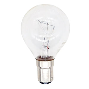 Sylvania Fancy Round Incandescent Light Bulb B15 240V 60W Clear 603919C