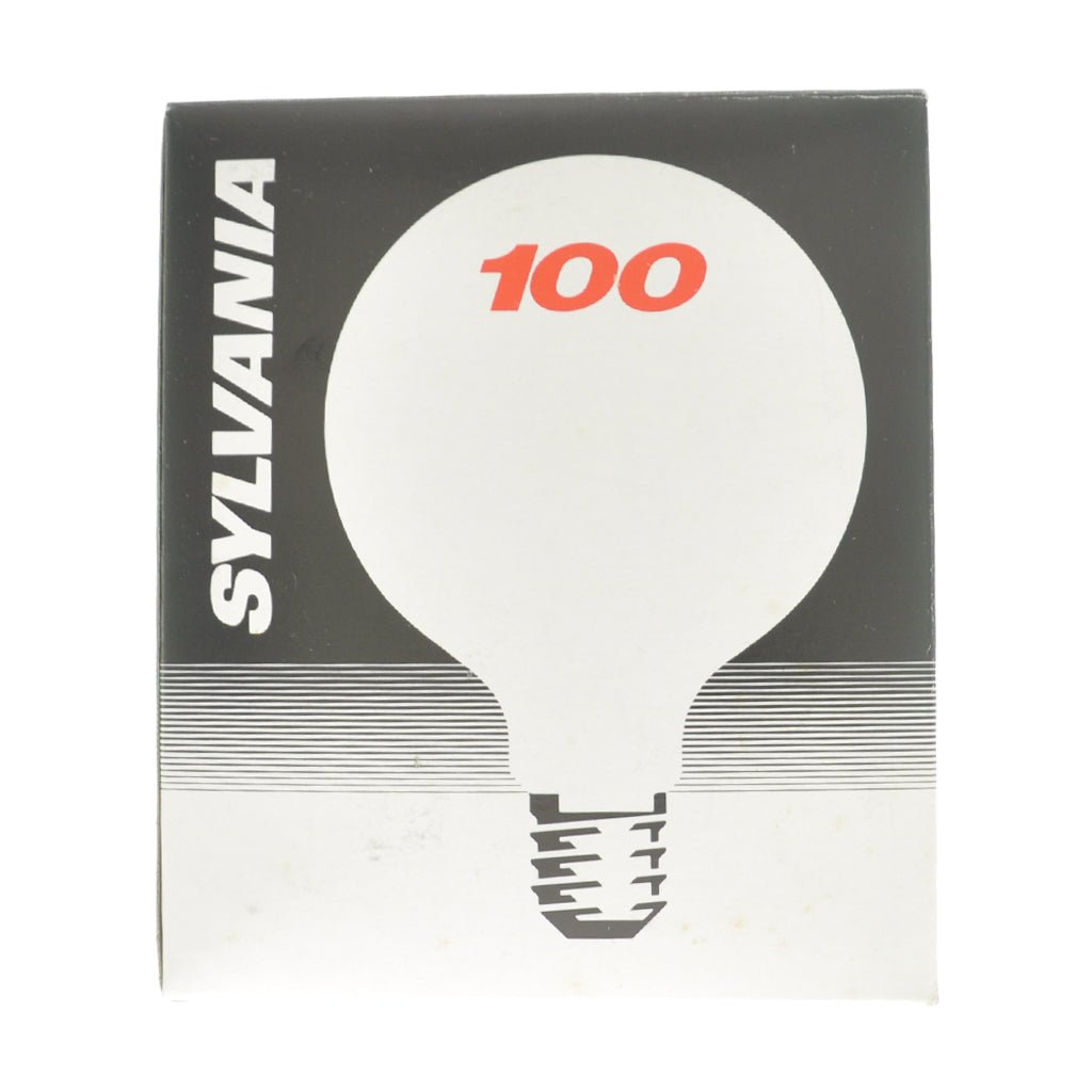 Sylvania G125 Spherical Incandescent Light Bulb E27 240V 100W Opal