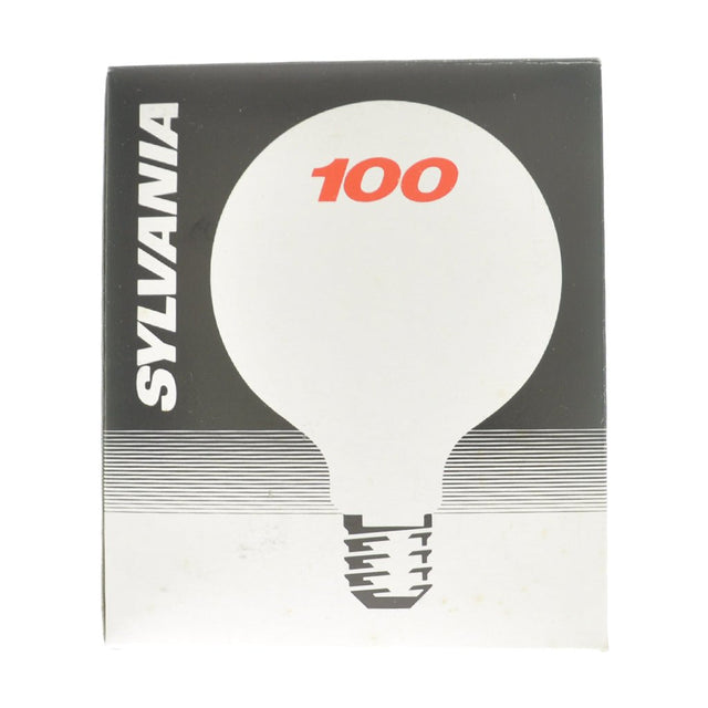 Sylvania G125 Spherical Incandescent Light Bulb E27 240V 100W Opal