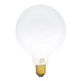 Sylvania G125 Spherical Incandescent Light Bulb E27 240V 100W Opal