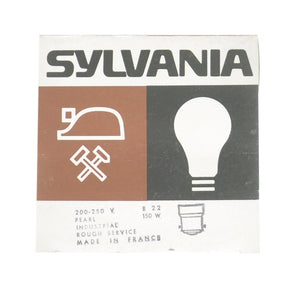 Sylvania GLS High Wattage Incandescent Light Bulb B22 240V 150W Pearl