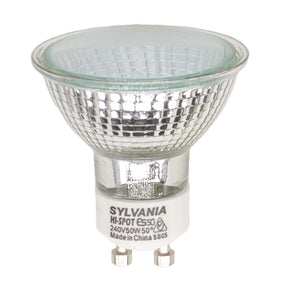 SYLVANIA Hi - Spot ES 50 Halogen Light Bulb GU10 240V 50W 50° 212610