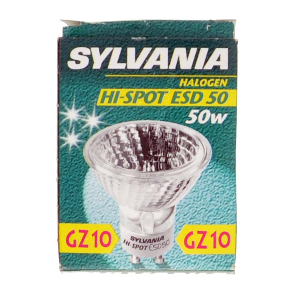 SYLVANIA Hi - Spot ESD 50 Halogen Light Bulb GZ10 240V 50W 50° 0021099