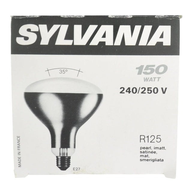 SYLVANIA R125 Reflector Light Bulb E27 240V 150W 165035