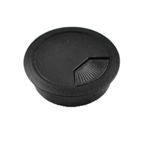Table Desk Wire Cord Cable Grommets Hole Cover Protection Plastic Black 53mm