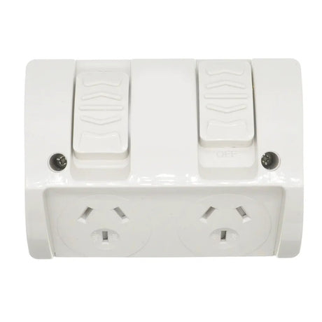 Tesla Waterproof Outdoor Wall Socket 250V 10A IP53 WPGP02