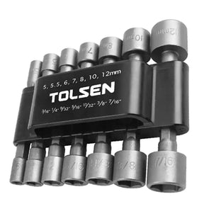 Tolsen Nut Socket Set 14Pcs 77817