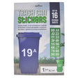 Trash Bin Number & Letter Stickers 16Pcs CR1001240