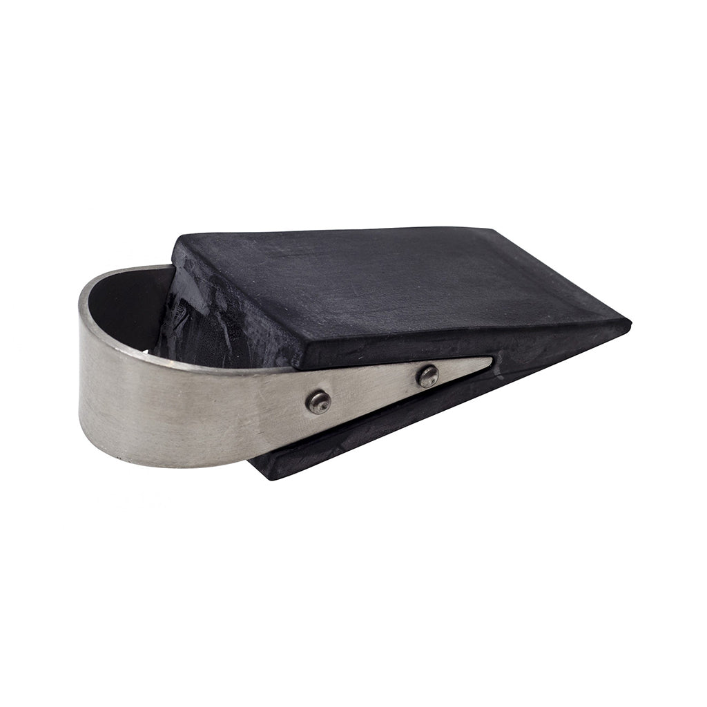 Trio Rubber Wedge Door Stopper Black 125mm BR12 - DS008