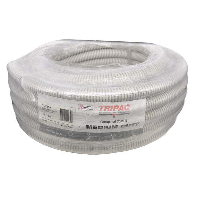 Tripac Medium Duty Corrugated Conduit 20mmX10m CC2010