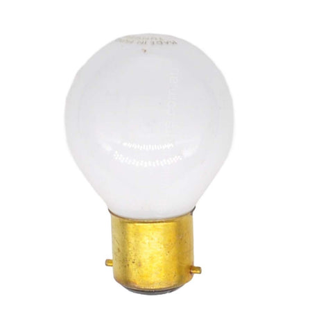 Tungsram Fancy Round Incandescent Light Bulb B22 240V 25W Opal