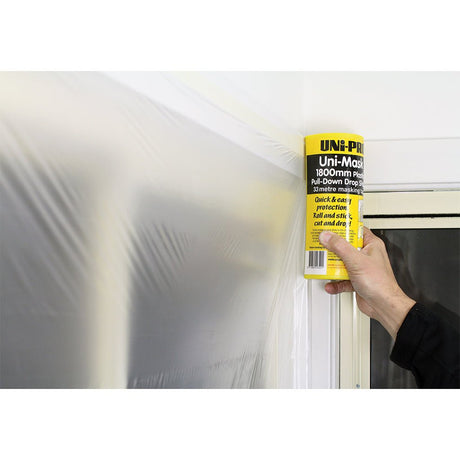 Uni - Pro Uni - Mask Pull Down Drop Sheet 2700mmX17m 322